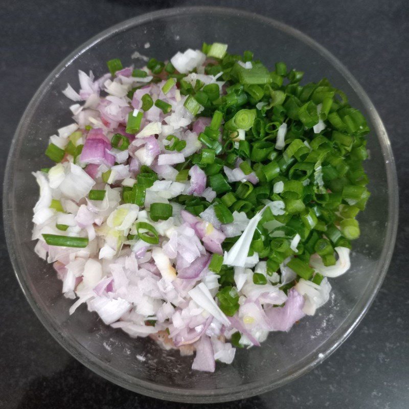 Step 3 Marinate minced meat Minced meat cake