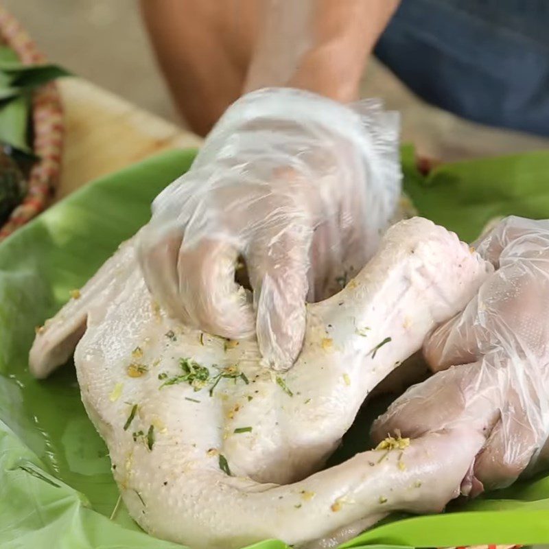 Step 2 Marinate the duck Fried Duck with Fish Sauce, Lemongrass, and Chili