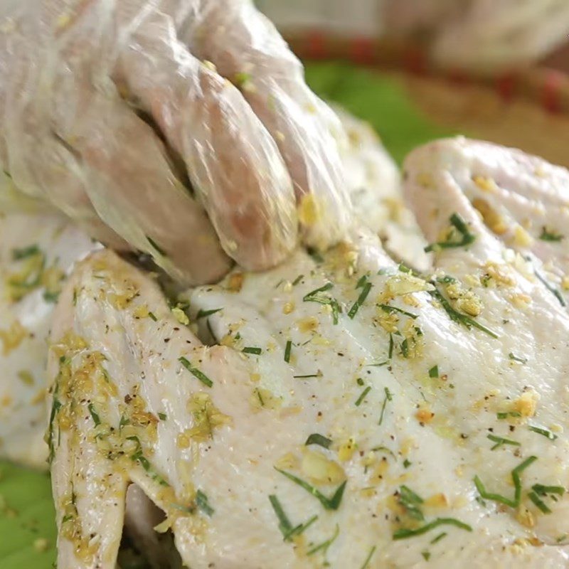 Step 2 Marinate the duck Fried Duck with Fish Sauce, Lemongrass, and Chili