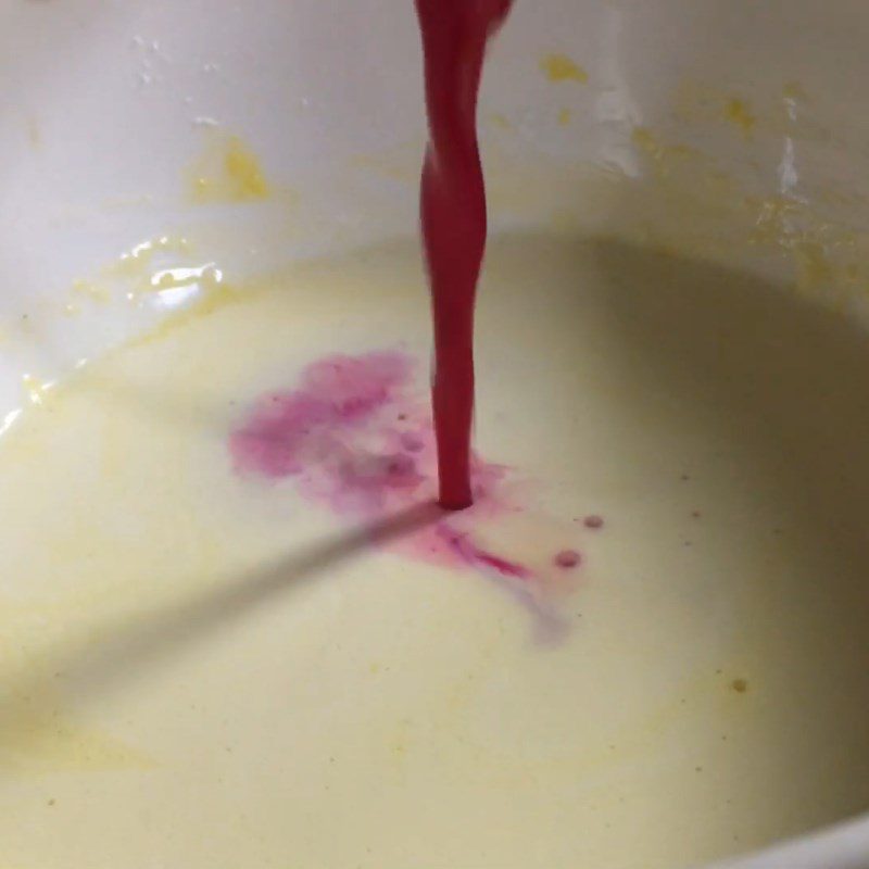 Step 3 Mix dragon fruit mixture Fruit cream