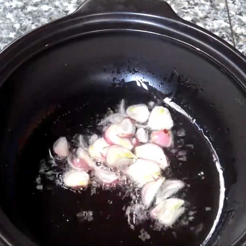 Step 2 Sauté the melon Vegetarian Melon Soup with Tofu