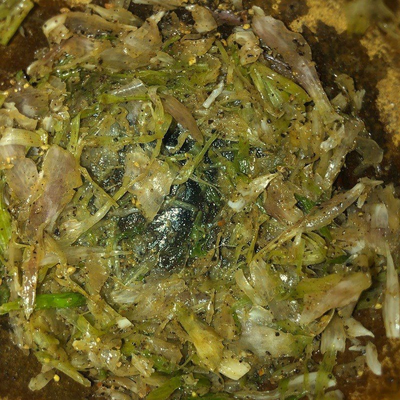 Step 3 Stir-fried glass noodles with mushrooms Glass noodles stir-fried with mushrooms