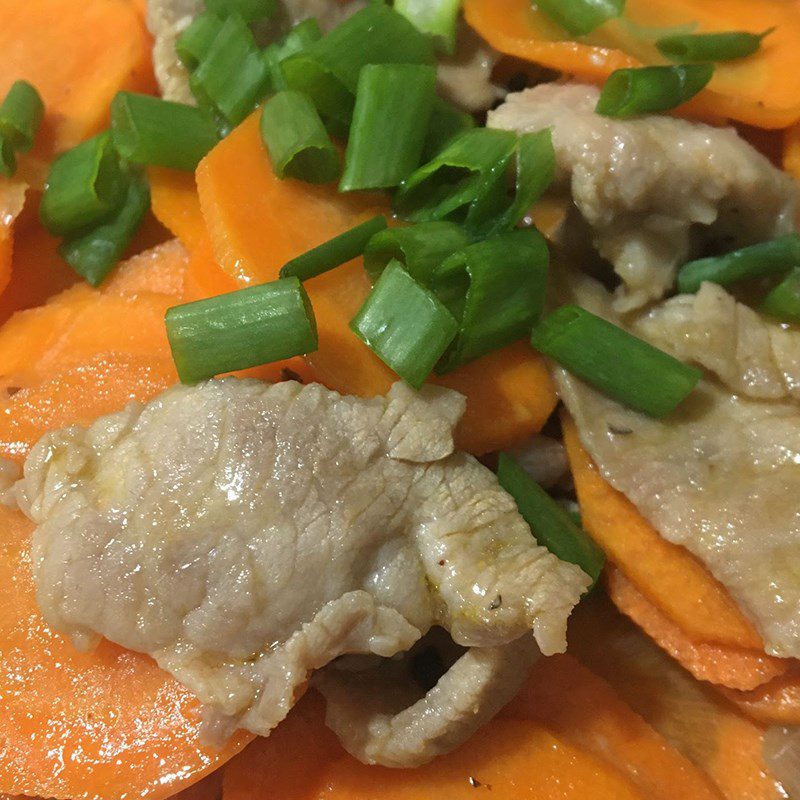 Step 3 Stir-fried pork with carrots Stir-fried pork with carrots