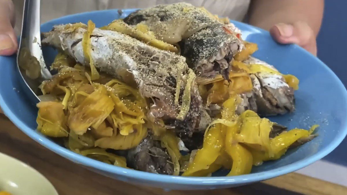 Braised Jackfruit Fibers with Fish