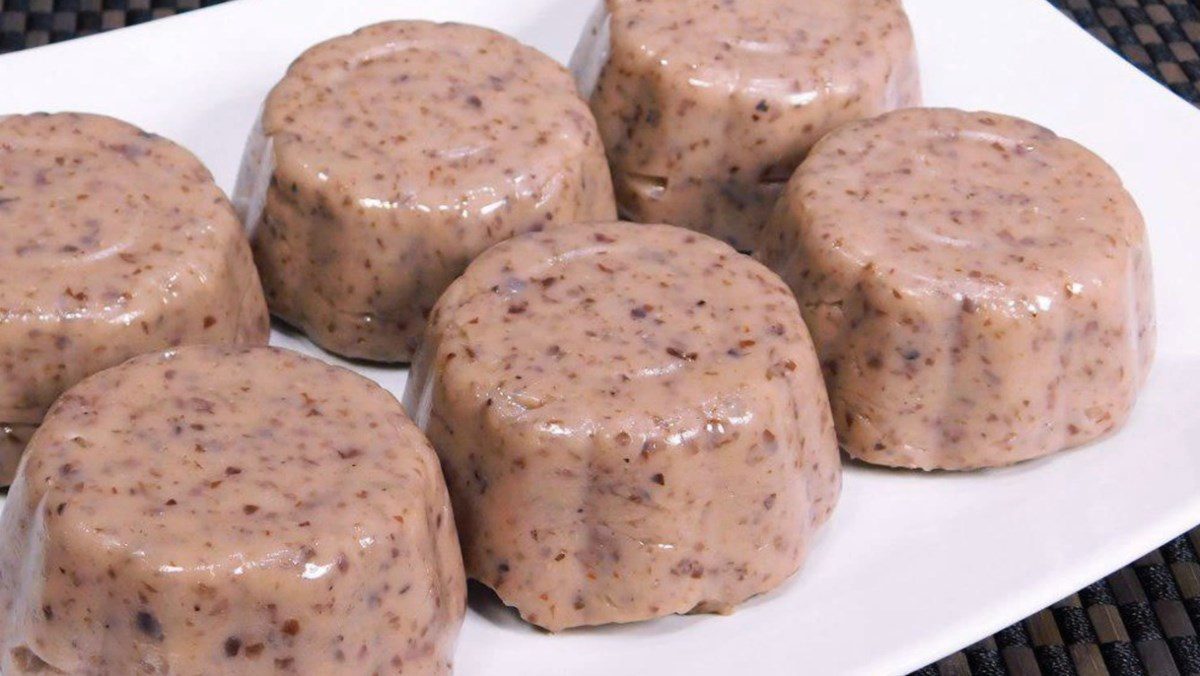 Coconut Milk Red Bean Pudding