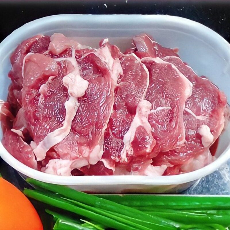 Step 1 Prepare the ingredients for Sour Melon Soup with Beef and Korean Mint