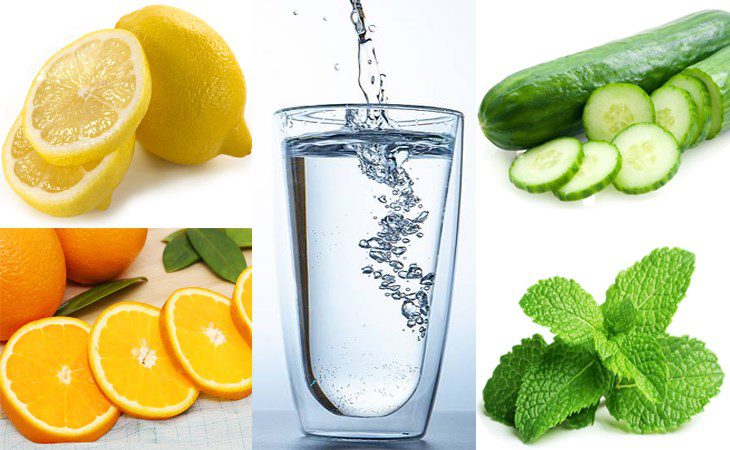 Ingredients for detox water