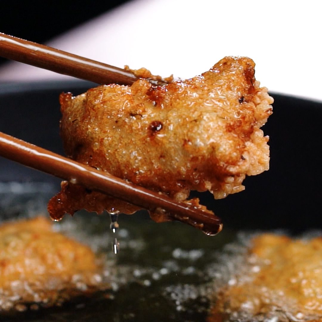 Step 3 Fried Rice Burnt Rice with Fish Cake