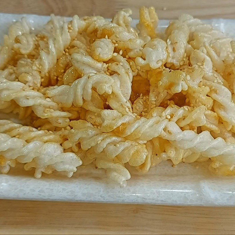 Step 5 Final product Fried noodles with sugar