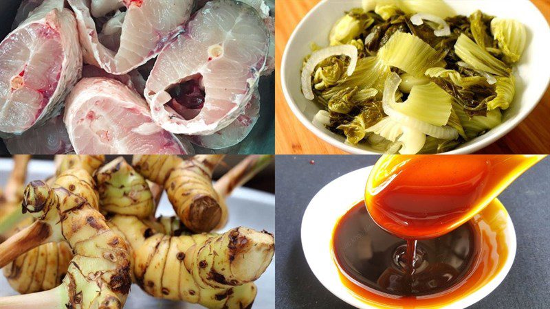 Ingredients for cooking fish in an electric pressure cooker