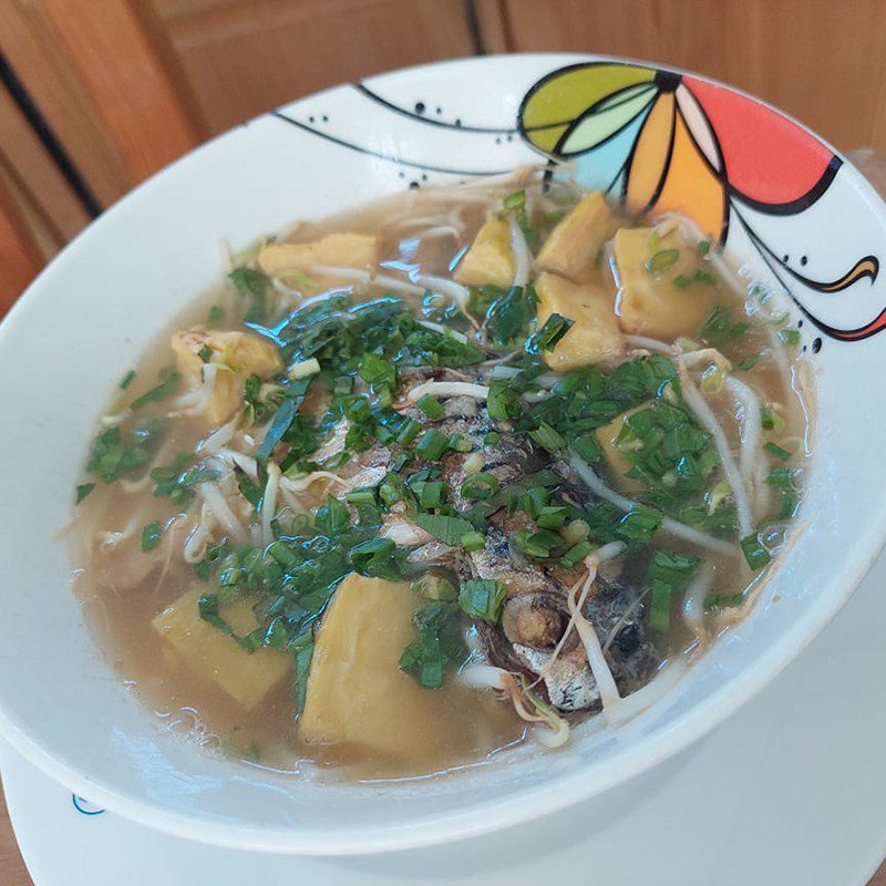 Step 4 Final Product Sour soup with cashew fruit