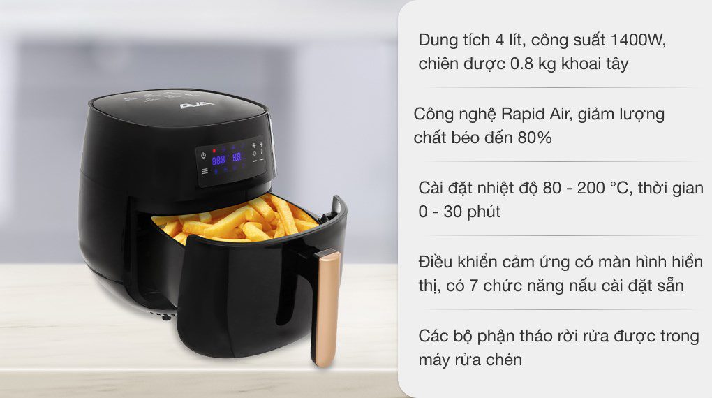 Ava AF358T 4 liter air fryer