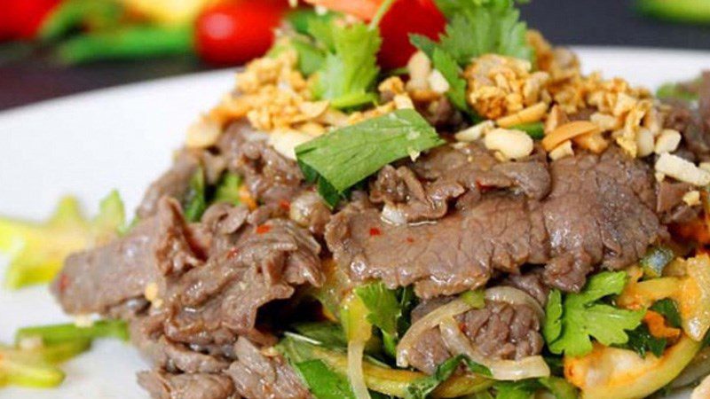 Shredded Beef Salad