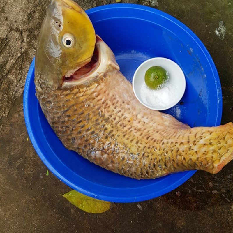 Step 1 Prepare the Carp Carp Stew with Pickled Mustard Greens