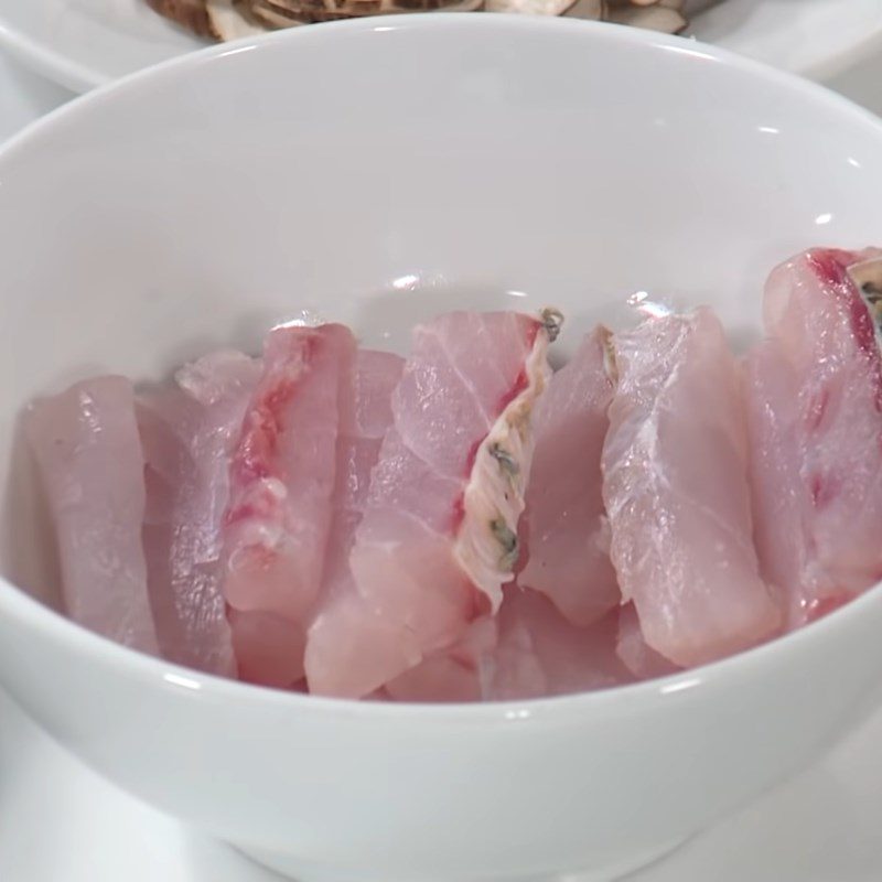 Step 1 Prepare and Marinate the Fish for Fish Spring Rolls