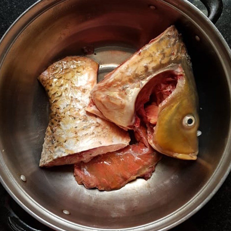 Step 1 Prepare the Carp Carp Stew with Pickled Mustard Greens