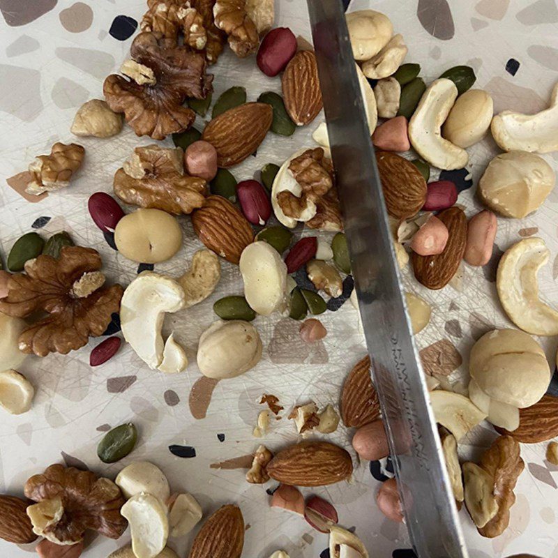 Step 1 Mixing ingredients for biscotti made in an air fryer (recipe shared by a user)