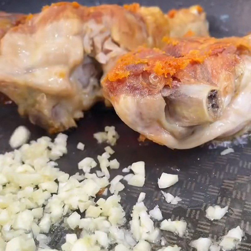 Step 2 Fry the chicken Fried chicken with coca