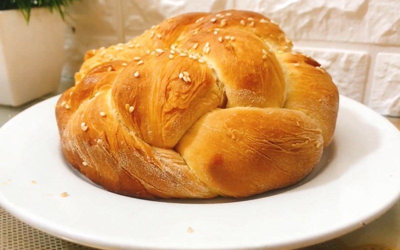 Hokkaido bread made with an air fryer