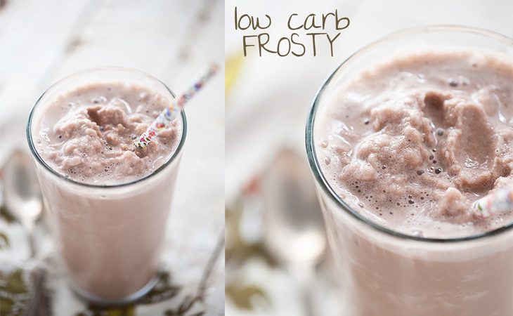 Step 2 Final product Protein smoothie Frosty (Low Carb Frosty protein smoothie)