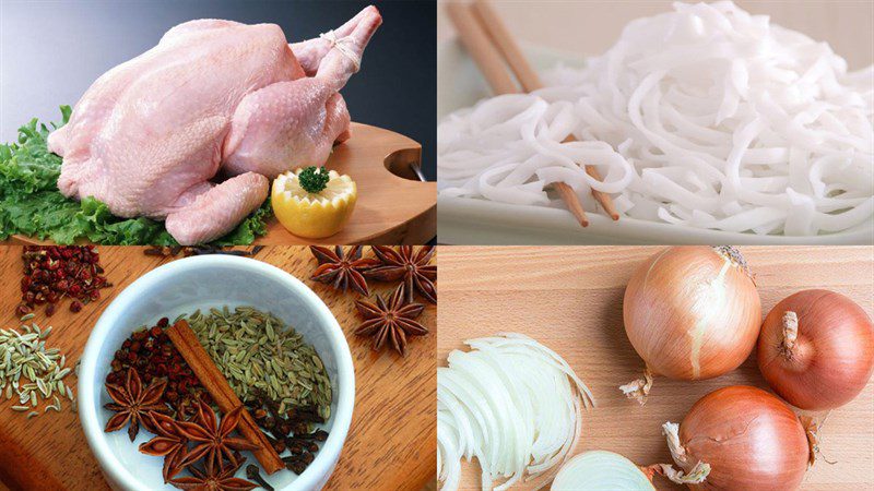 Ingredients for cooking pho using an electric pressure cooker