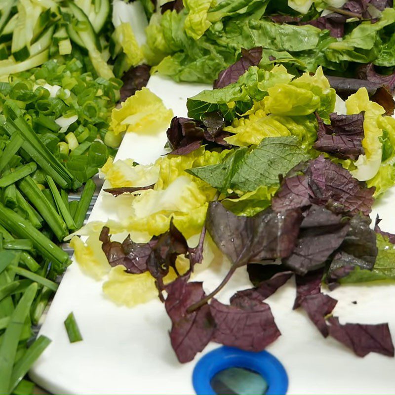 Step 3 Prepare other ingredients for Bun Goi Da Soc Trang