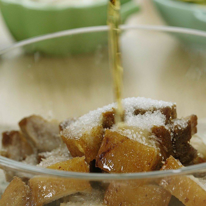 Step 4 Lemongrass and calamondin seasoning Crispy fried pork belly with lemongrass and calamondin