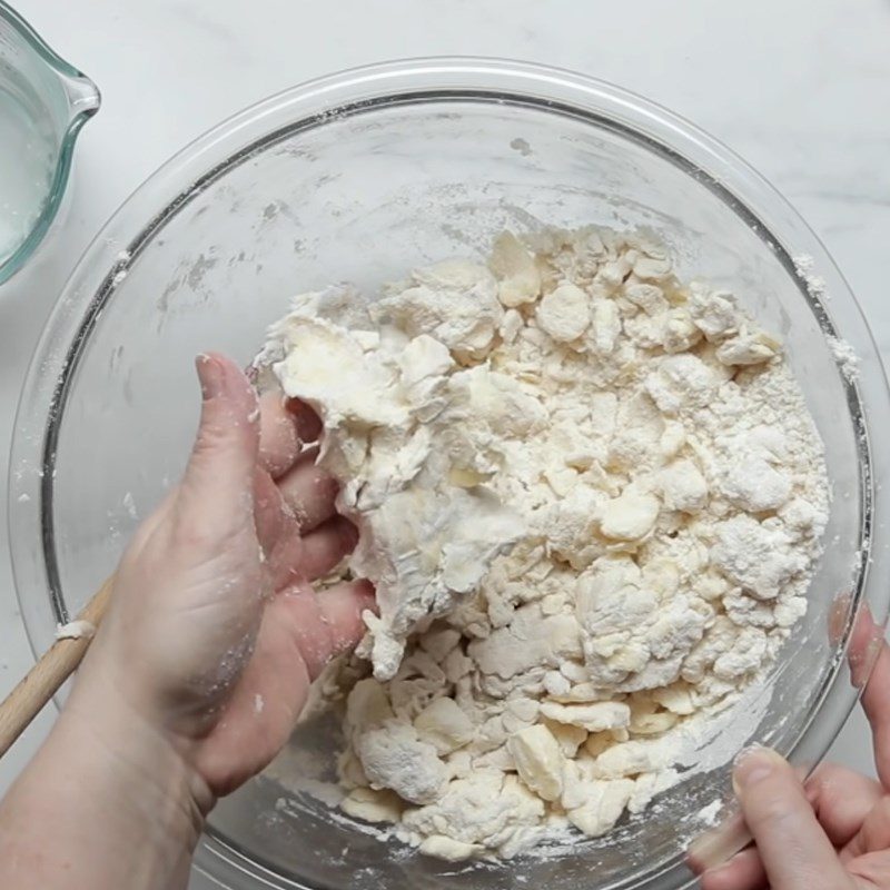 Step 7 Making the dough for Chicken pot pie