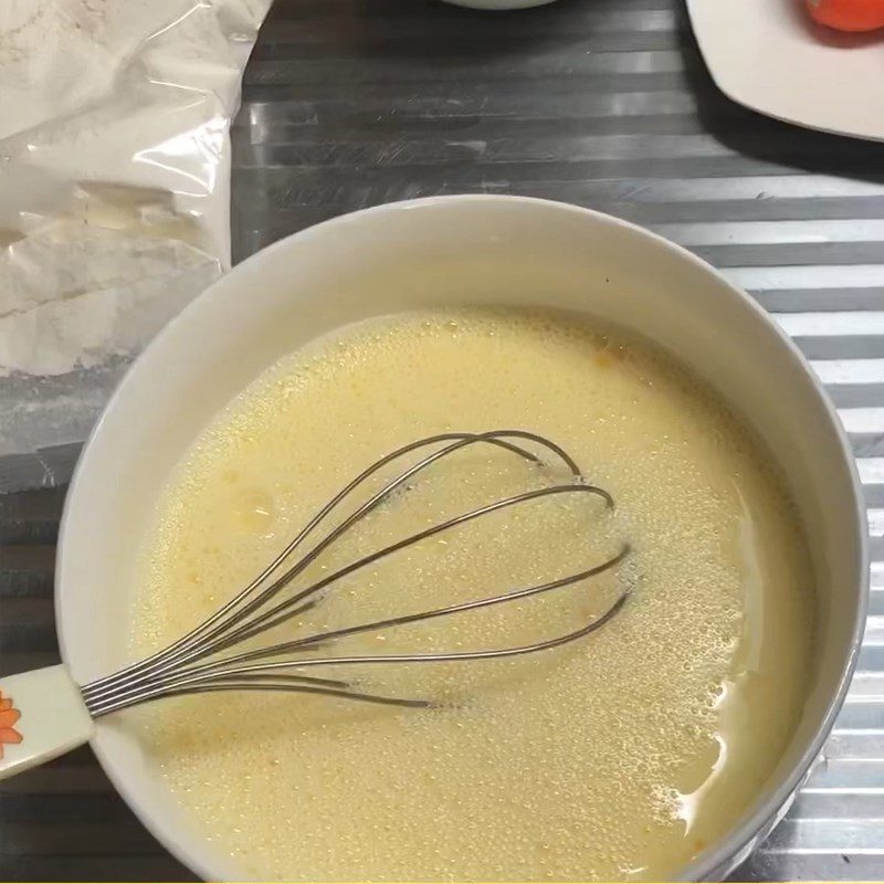 Step 1 Mix the vegetable cake batter