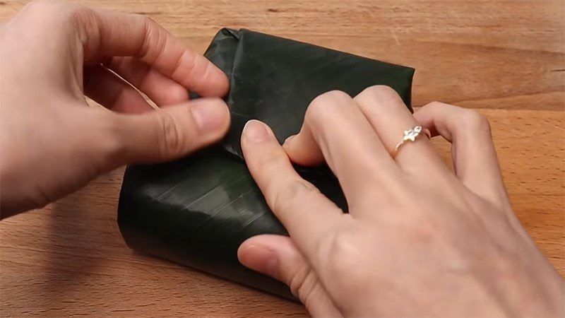 method 4 - fold the leaves into a cake