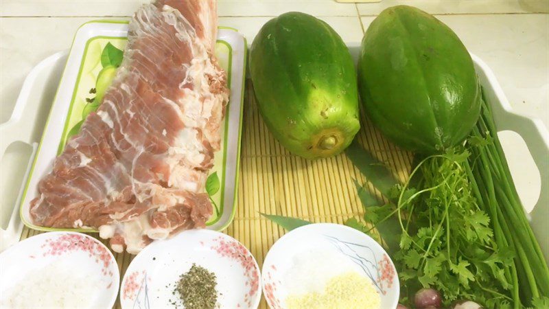 Ingredients for 3 ways to cook braised beef ribs