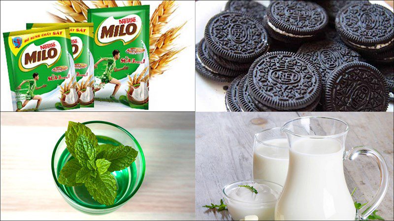 Ingredients for the dish 3 ways to make crushed oreo
