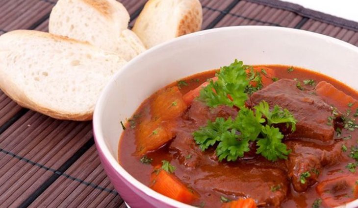 Step 4 Final product Beef stewed with red wine