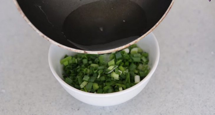 Step 3 Prepare Fish Sauce and Green Onion Oil Grilled Eggplant with Green Onion Oil