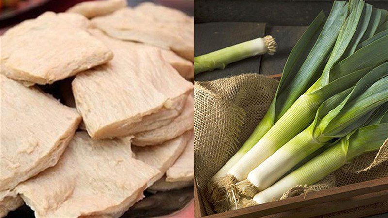 Ingredients for vegetarian pork floss from vegetarian ribs