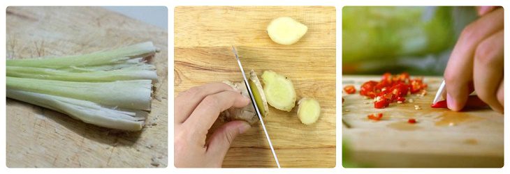 Step 1 Prepare the ingredients for Beef Tendon with Lemongrass and Chili