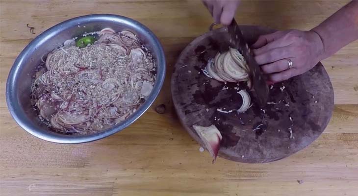 Step 1 Prepare the ingredients How to make Duck Salad with Banana Flower