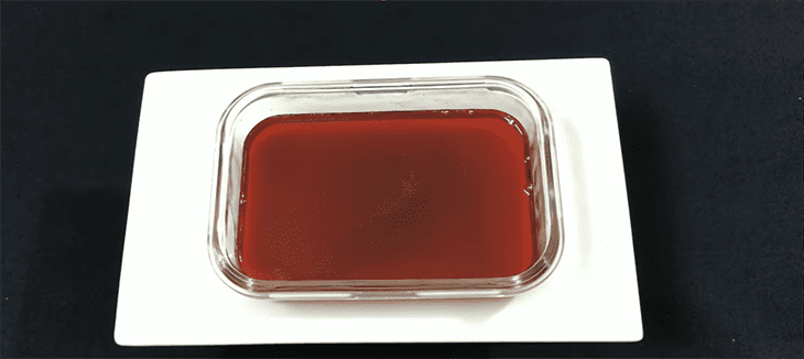 Step 3 Pouring into molds Fruit gummy