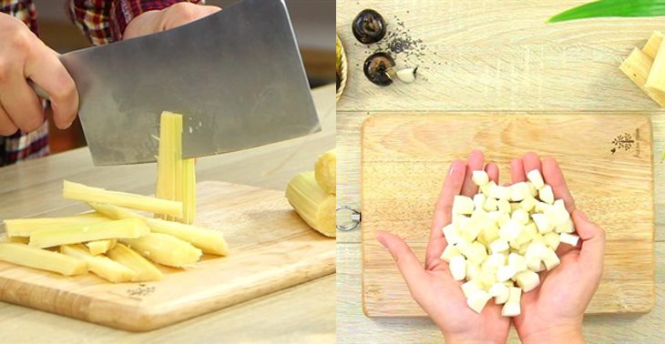 Step 1 Prepare the Ingredients for Sugarcane Juice with Water Chestnut and Chia Seeds