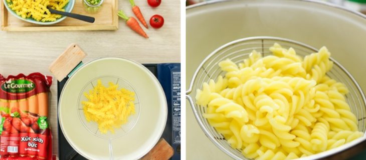 Step 1 Prepare the Ingredients for Sausage Noodles