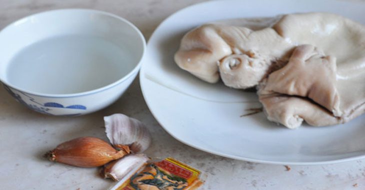 Ingredients for Pork Stomach Stewed in Coconut Water and Pork Stomach Stewed