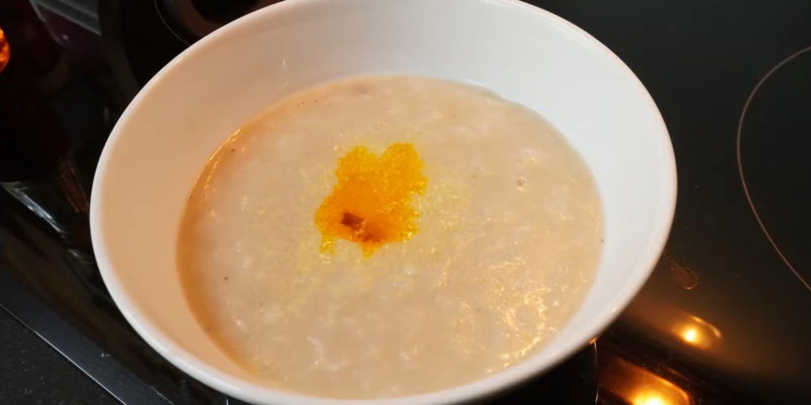 2 ways to cook frog porridge for babies with green and red sweet pumpkin 08494