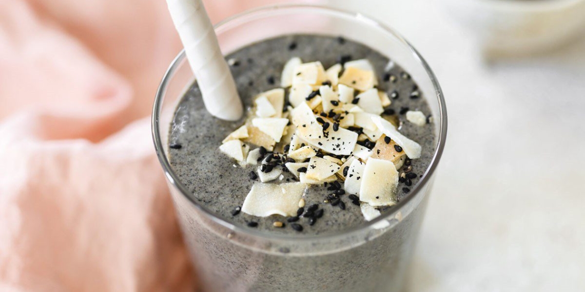 2 ways to make black sesame smoothie fragrant healthy 12145