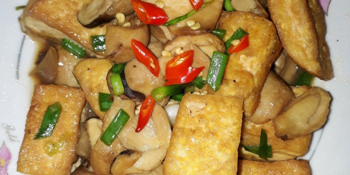 2 ways to make dried salted fish with aromatic tofu delicious and very appetizing 11402