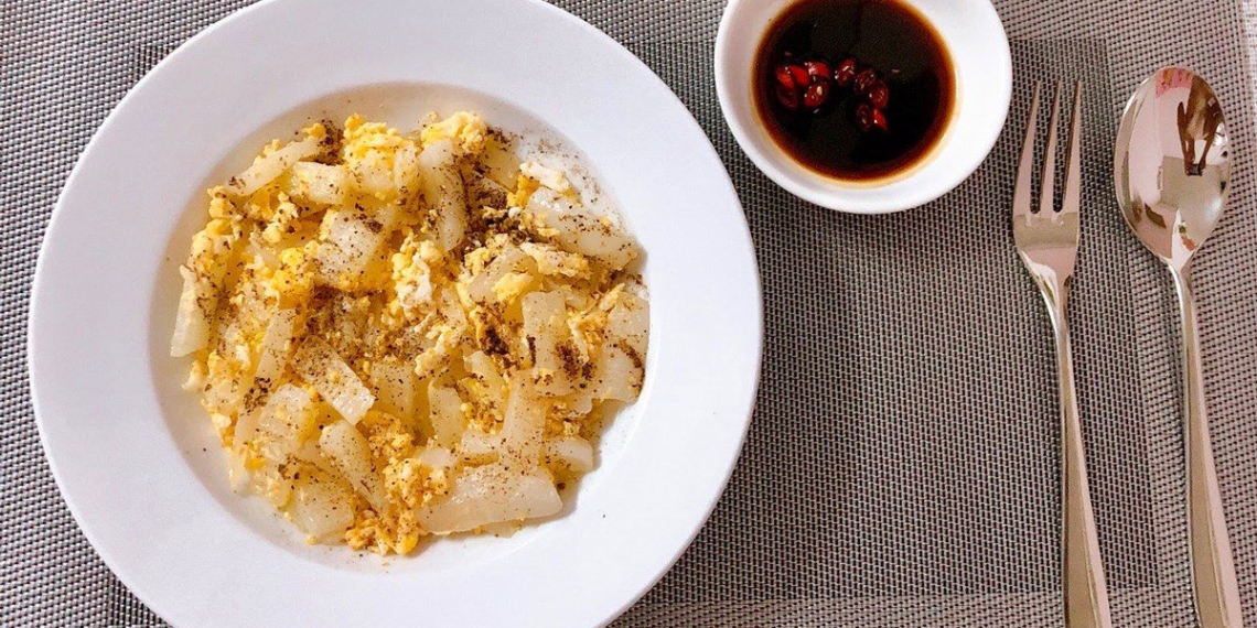 2 ways to make fried cabbage with egg and simple garlic dip for meal 10930