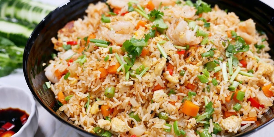 2 ways to make fried rice with fish and vegetarian fried rice 22379