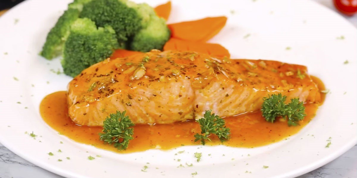 2 ways to make grilled salmon with paper in an oil free fryer 13599