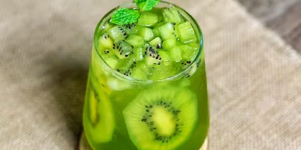 2 ways to make kiwi sour sweet tea for refreshing coolness 13765