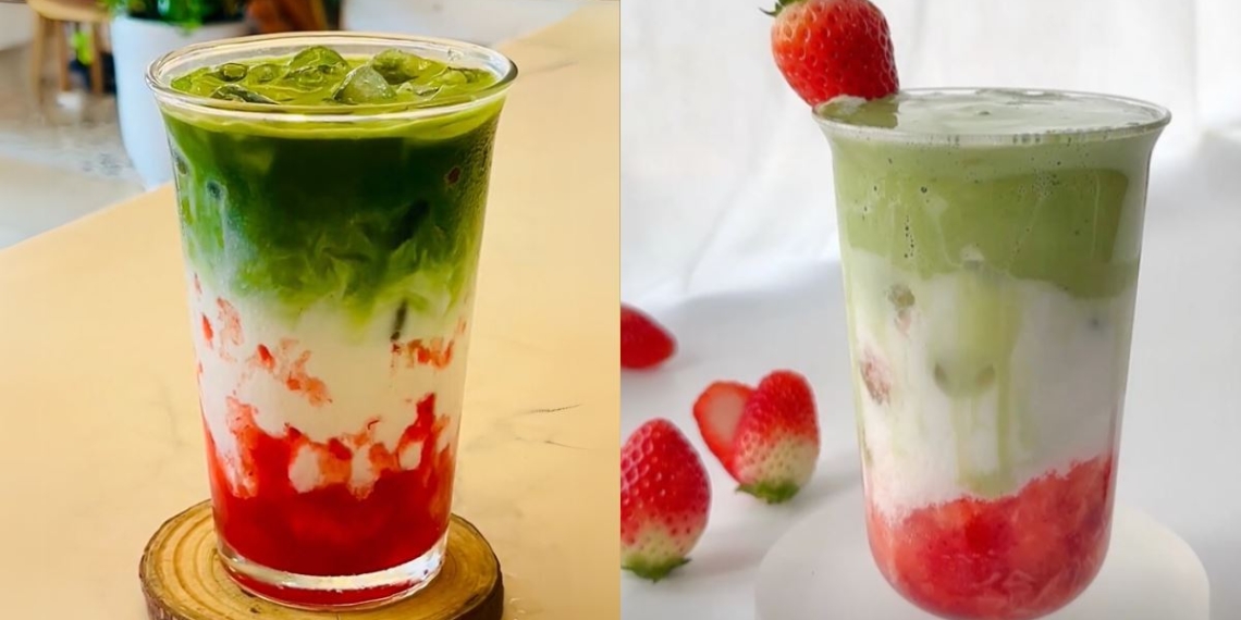 2 ways to make matcha strawberry with peanut butter and fresh nuts easily 22391