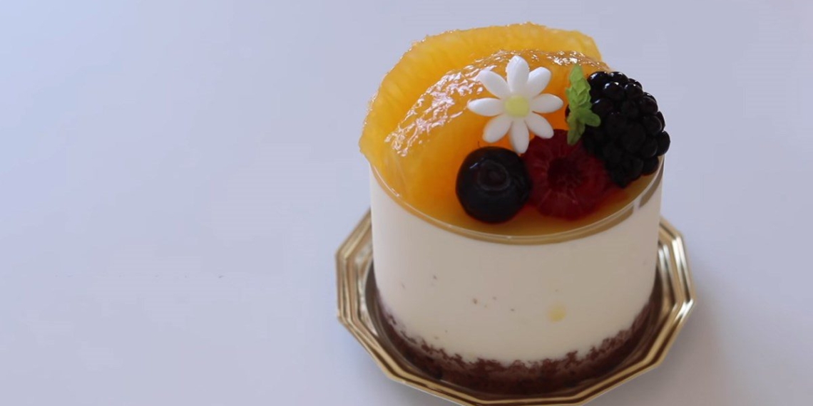 2 ways to make orange mousse cake and smooth yogurt simple 08149